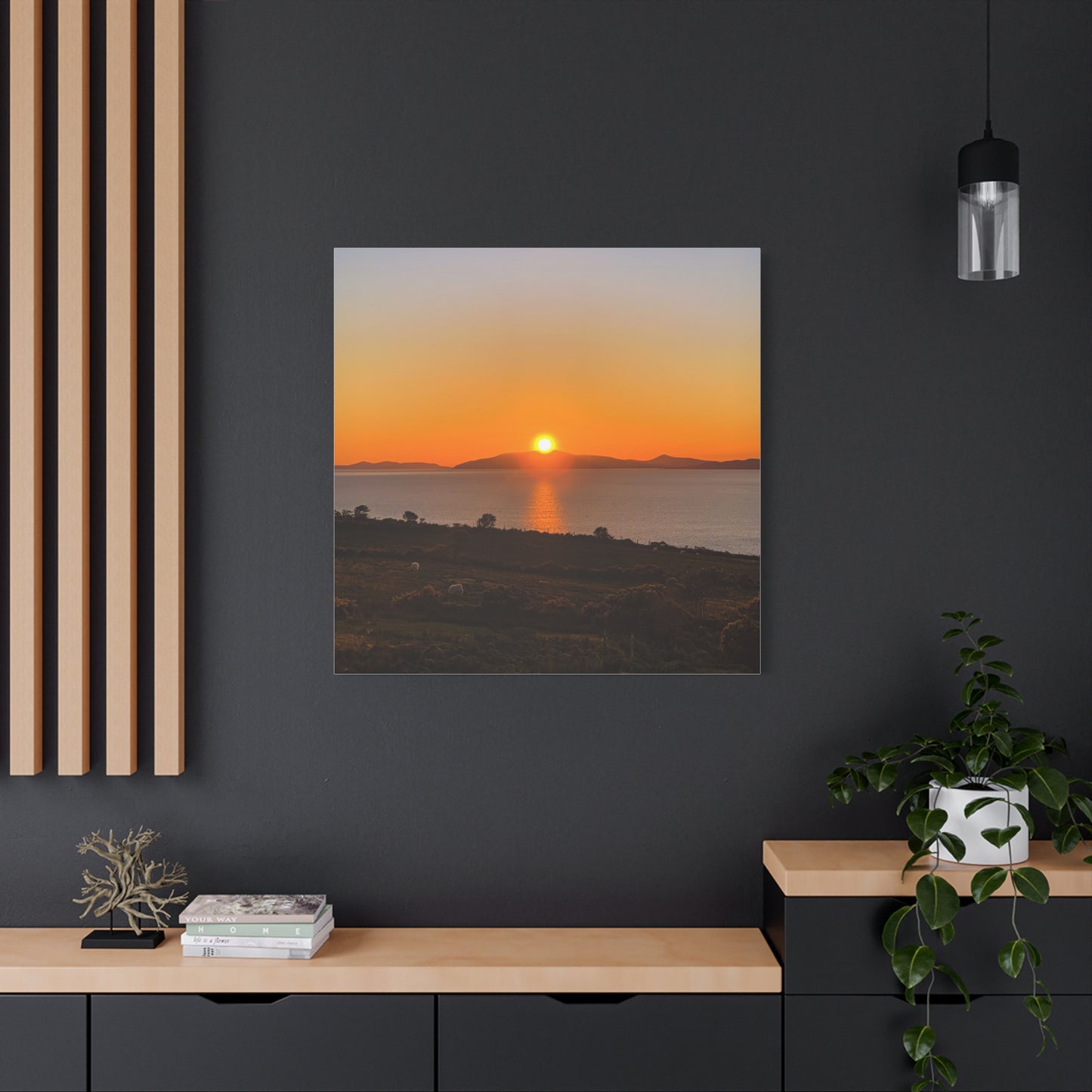 Sunset Ring of Kerry Matte Canvas, Stretched, 1.25"