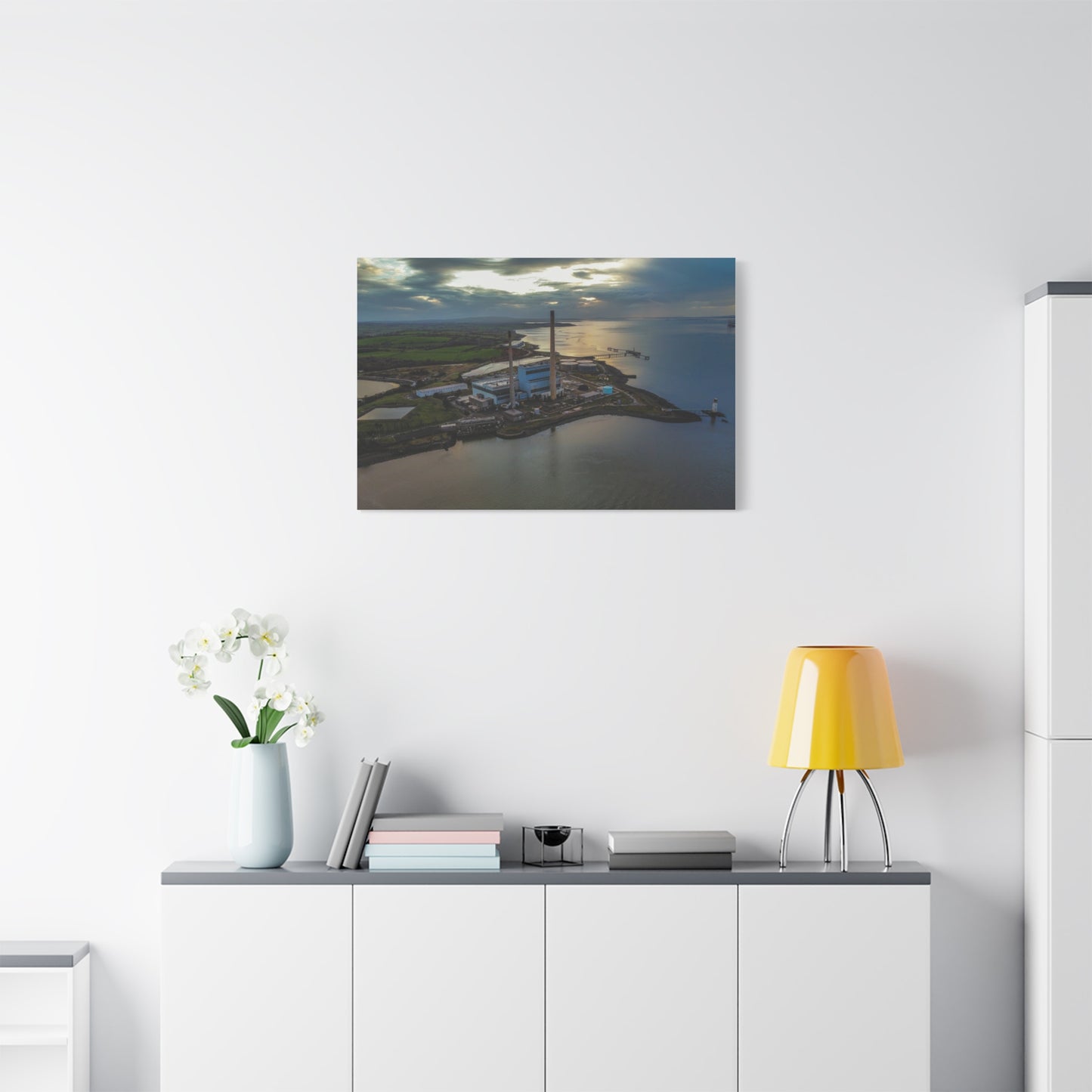 Tarbert Power Station Matte Canvas, Stretched, 1.25"