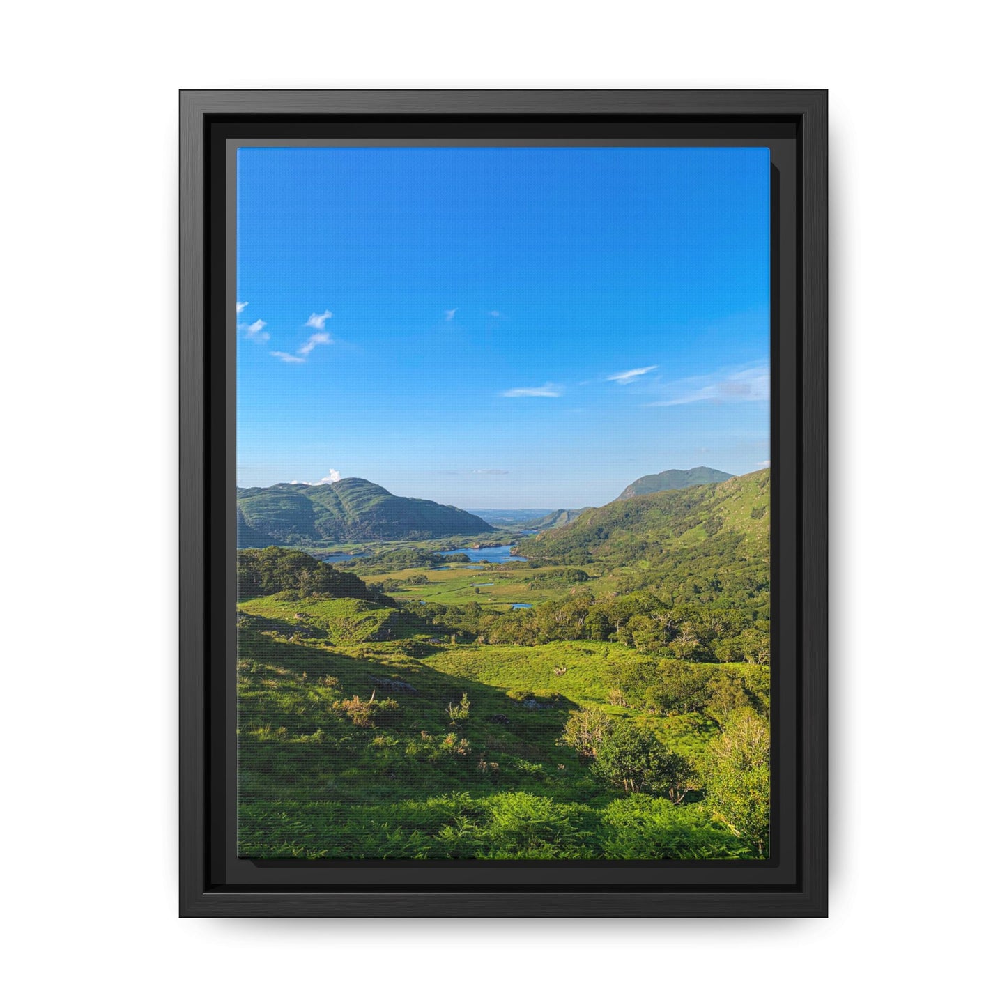 Beautiful Ladies View Matte Canvas, Framed (Multi-color)