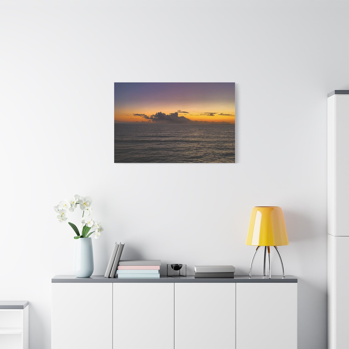 Sunset in Ocean 2 Matte Canvas, Stretched, 1.25"