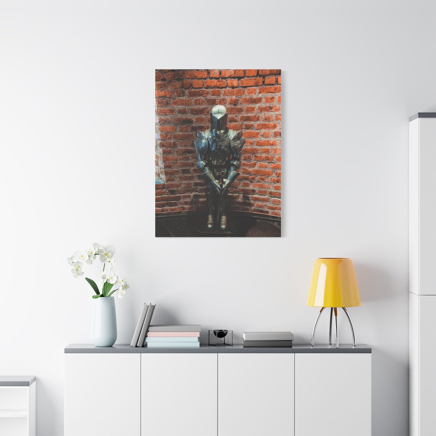 Steel Armour Medieval Age Lithuania Matte Canvas, Stretched, 1.25"