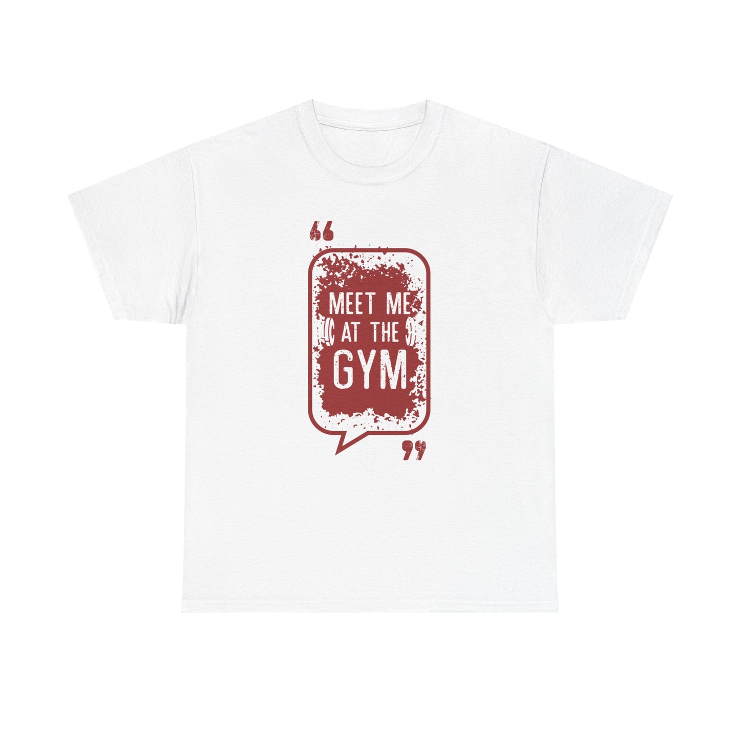 Meet Me at the Gym Unisex Heavy Cotton Tee - Fitness Motivational Shirt