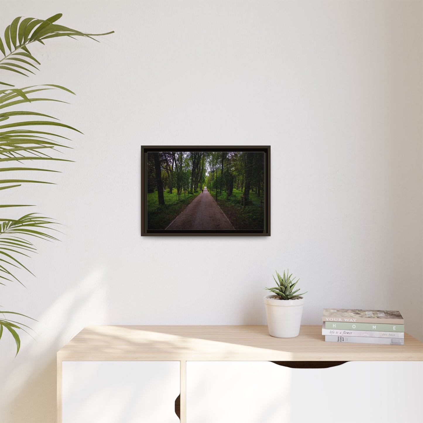 Zagares Park Matte Canvas, Framed (Multi-color)