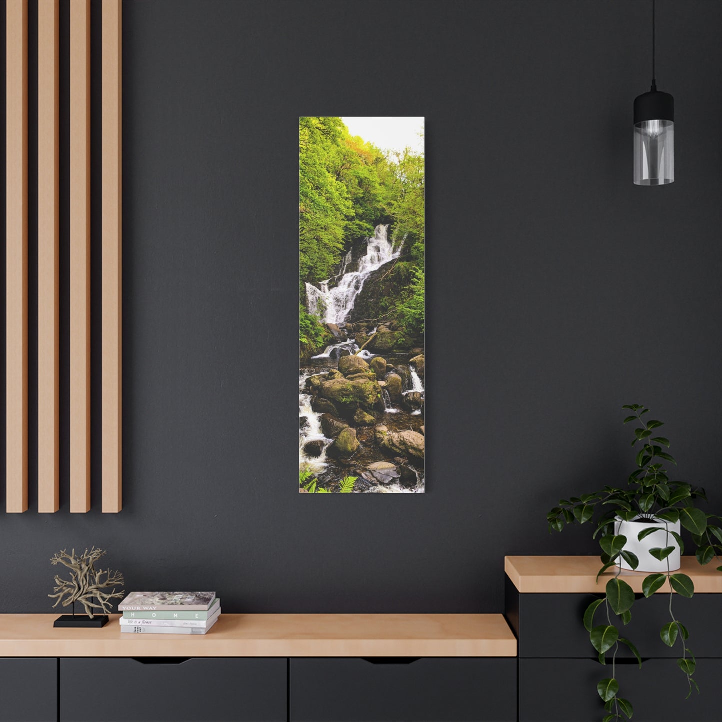Torc waterfall Matte Canvas, Stretched, 1.25"