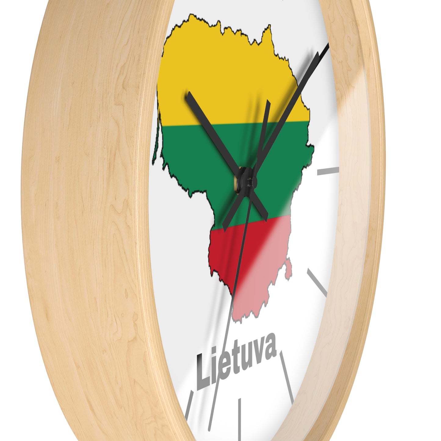 Lithuania Map Wall Clock - Vibrant Decor for Home or Office
