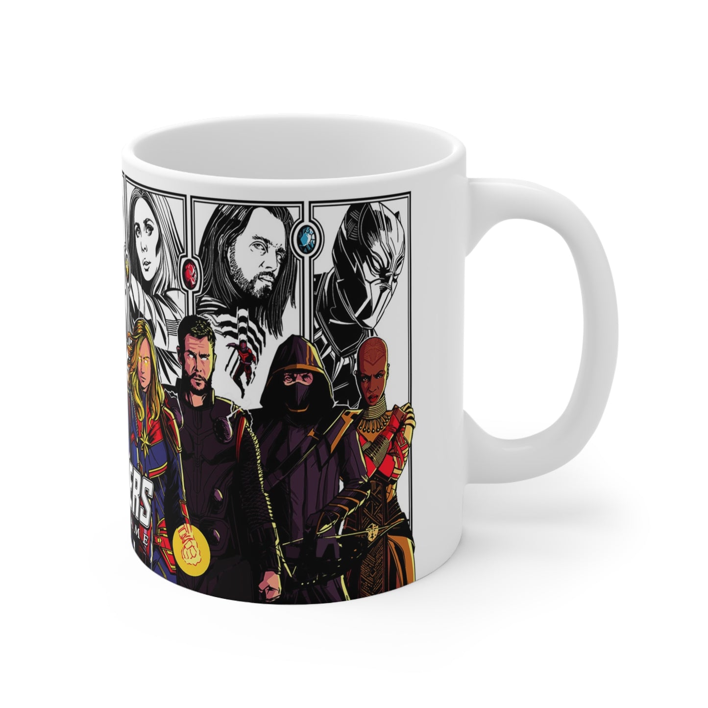 Avengers Endgame Ceramic Coffee Mugs | Superhero Collectible 11oz & 15oz