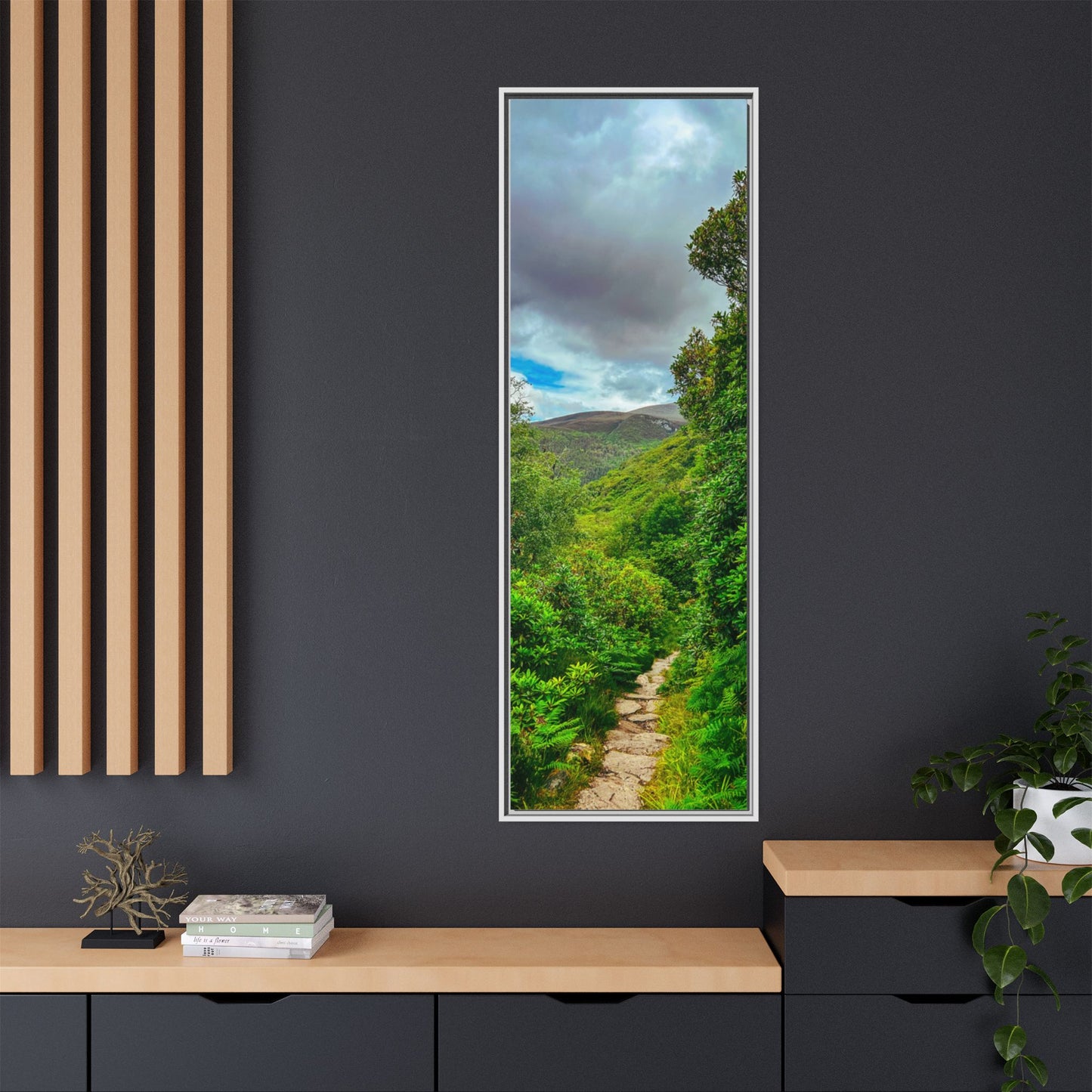 Torc Trail Matte Canvas, Framed (Multi-color)