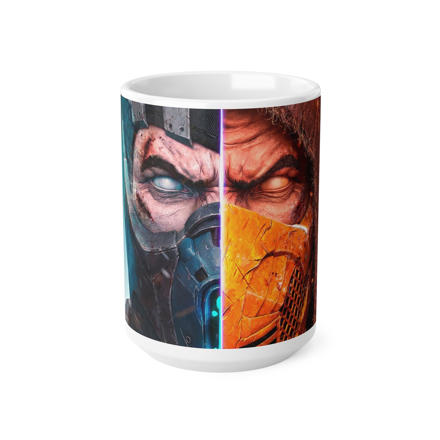 Mortal Kombat Ceramic Coffee Cup - 11oz & 15oz - Perfect for Gamers!