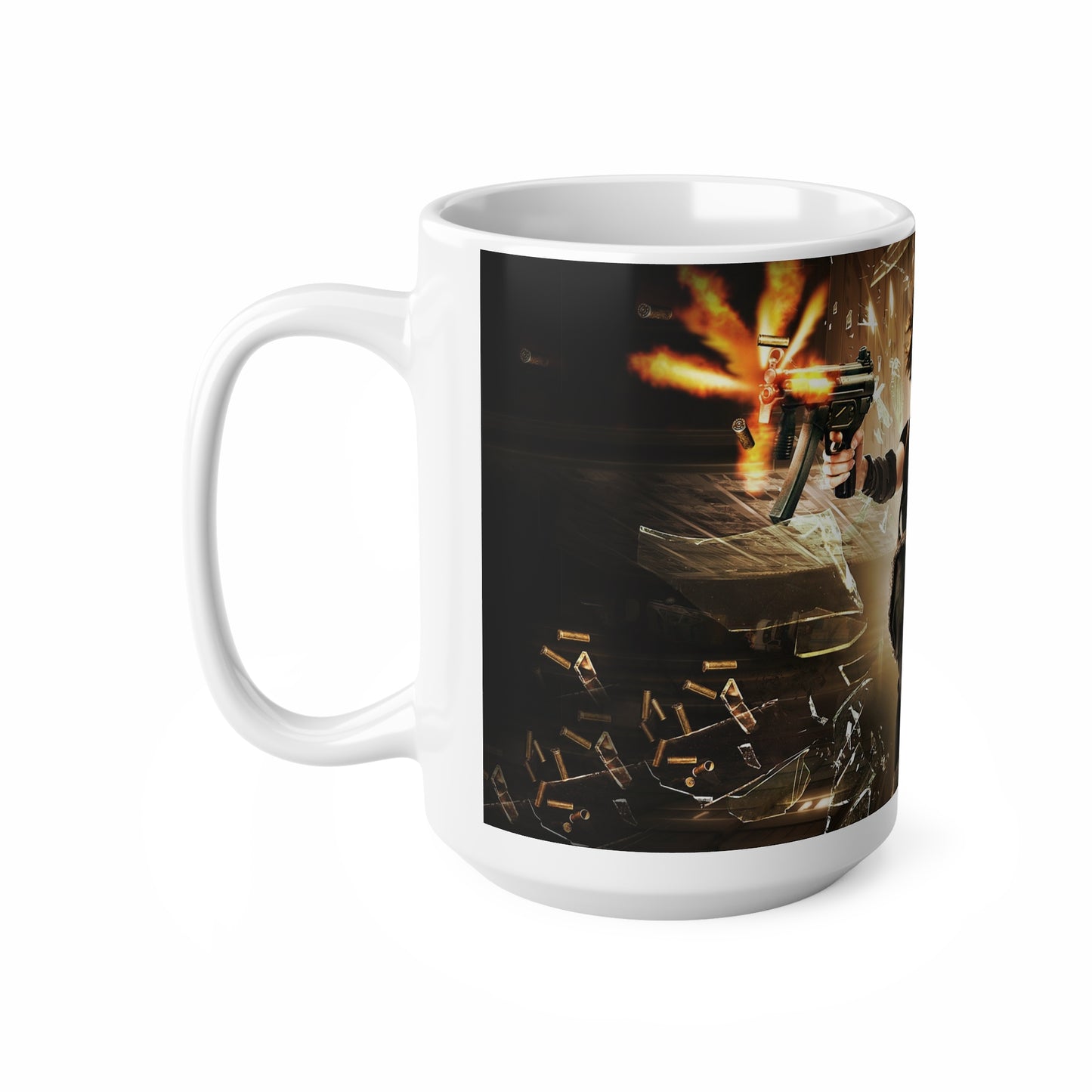Action Hero Ceramic Coffee Cups | 11oz & 15oz