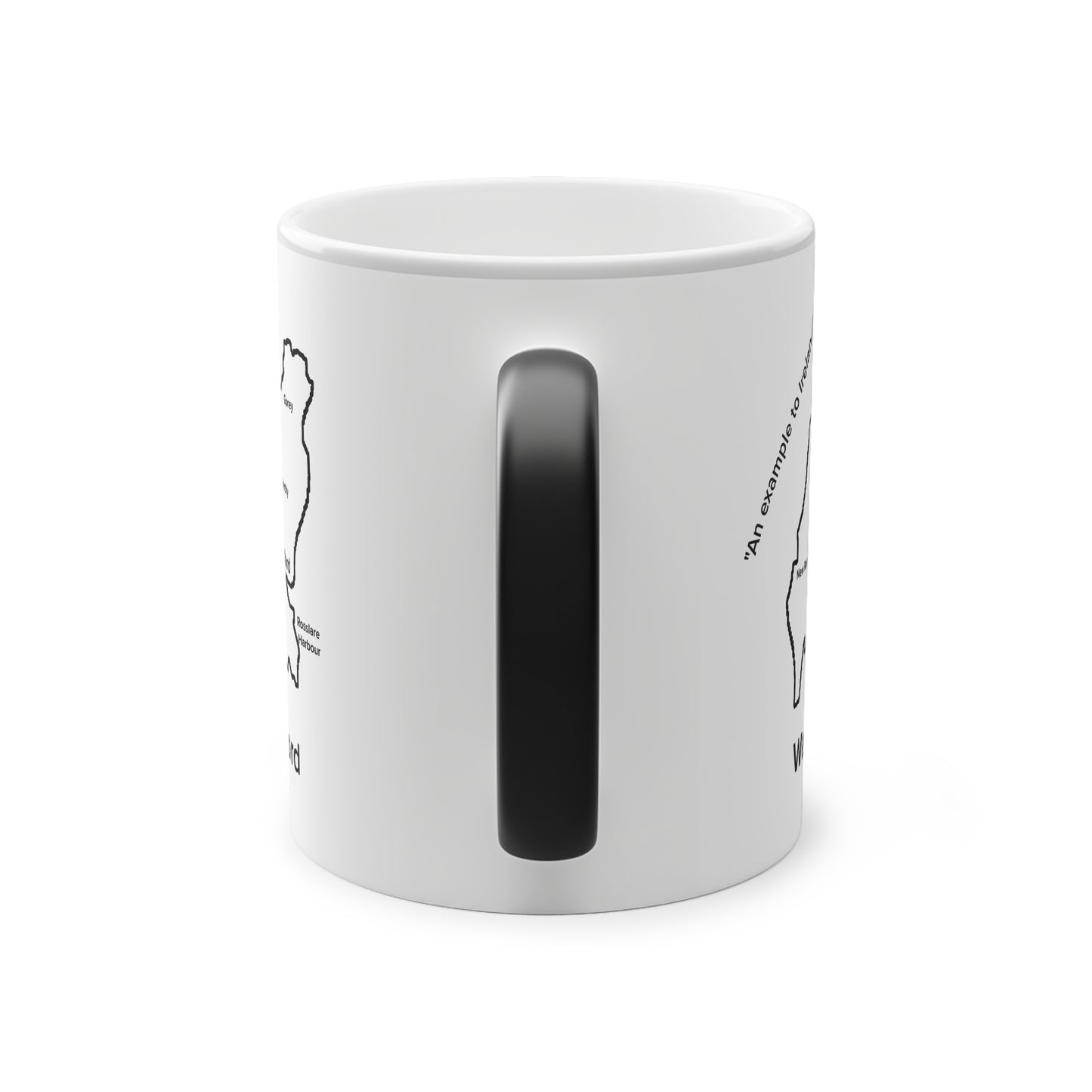 Wexford Magic Mug: Color - Changing Coffee Cup with Artistic Map Design