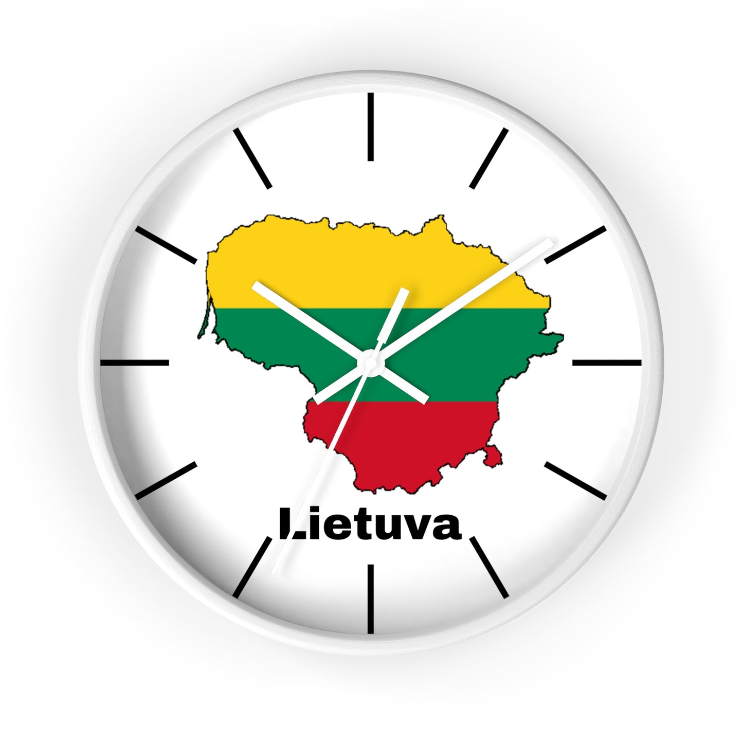 Lithuania Map Wall Clock - Vibrant Decor for Home or Office