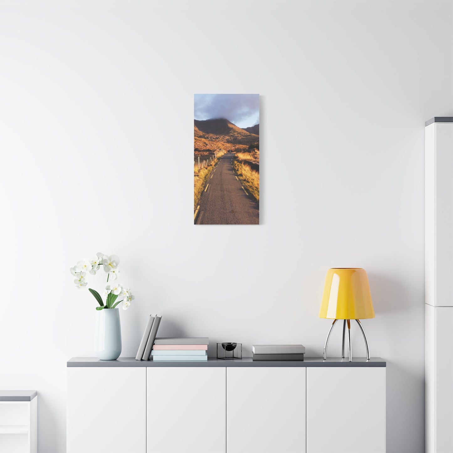 Sunset Road Matte Canvas, Stretched, 1.25"