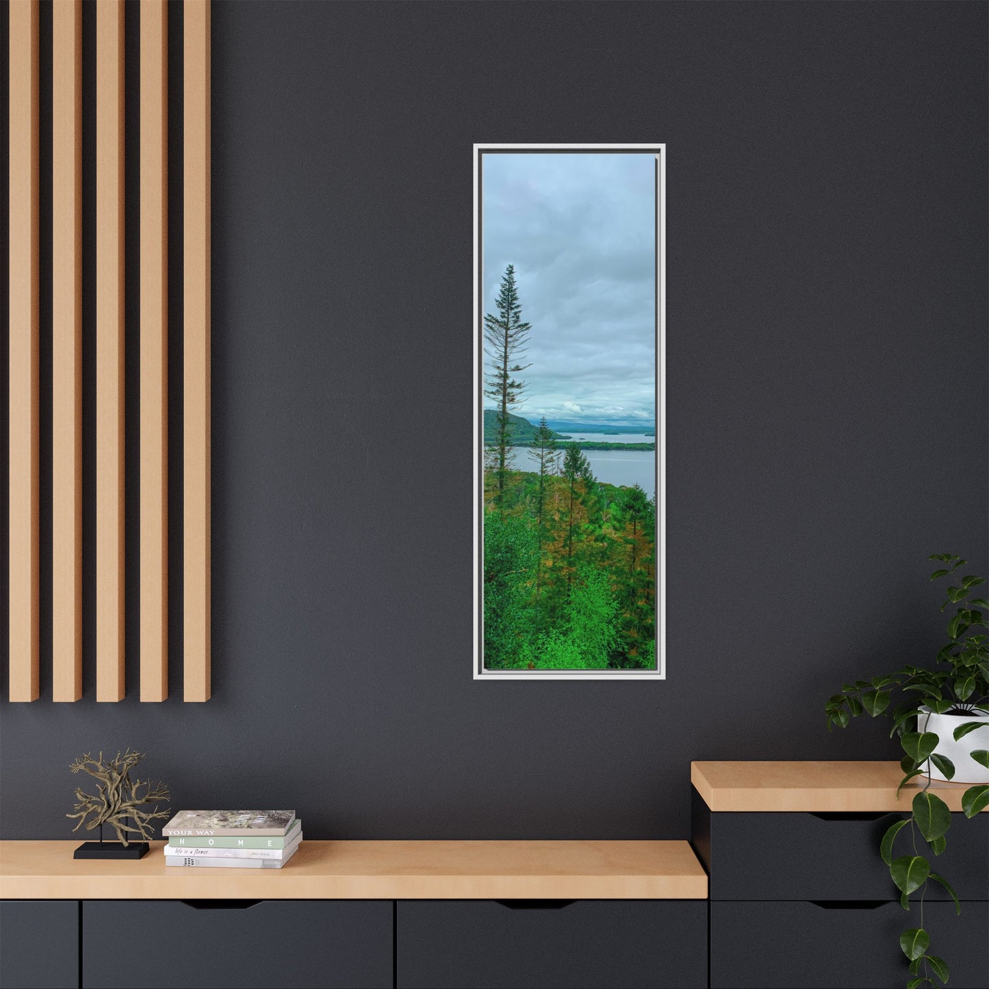 Torc Mountain Trail 2 Matte Canvas, Framed (Multi-color)
