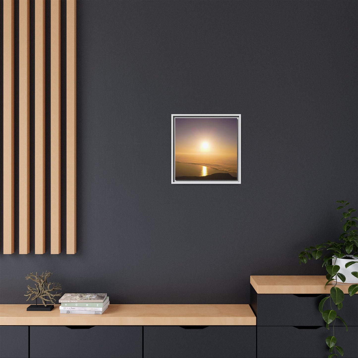 Sunset on Mount Brandon Matte Canvas, Framed (Multi-color)