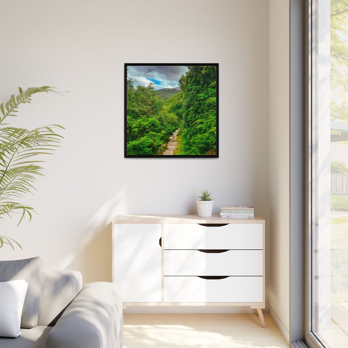 Torc Trail Matte Canvas, Framed (Multi-color)