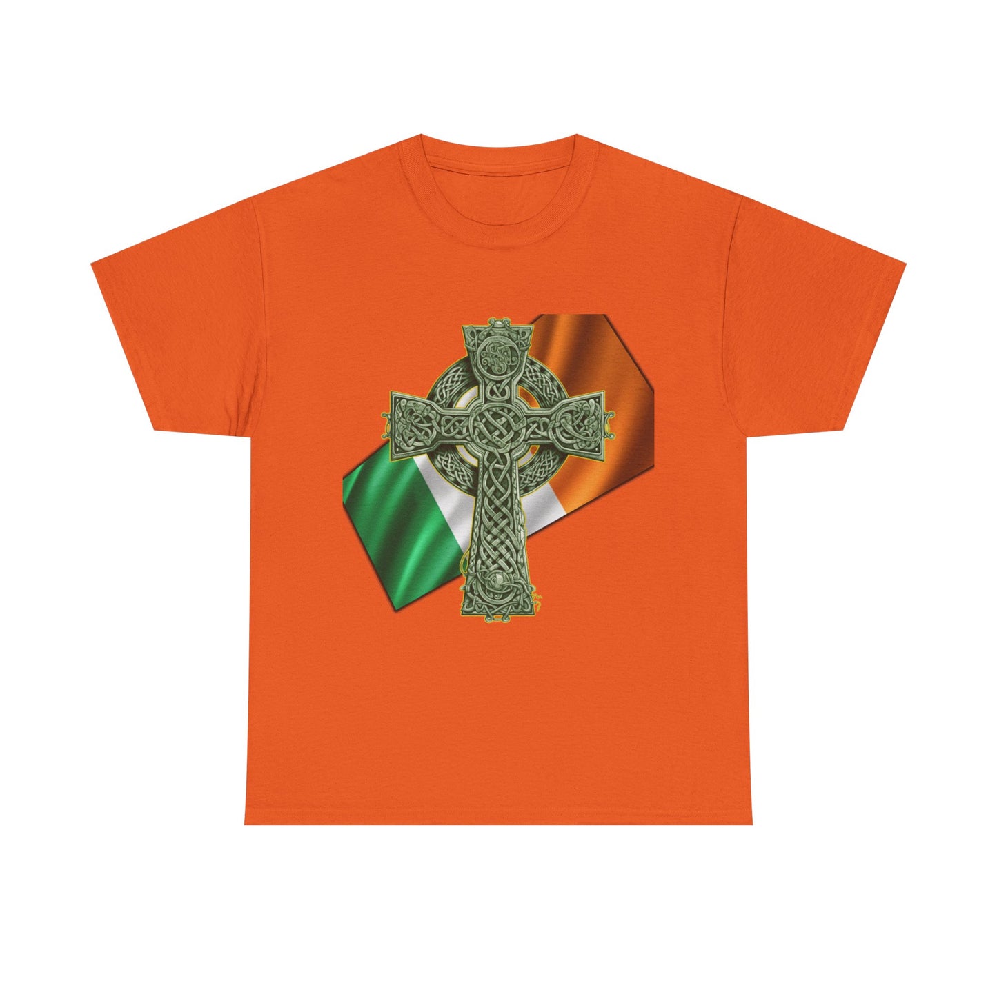 Celtic Cross Unisex Heavy Cotton Tee