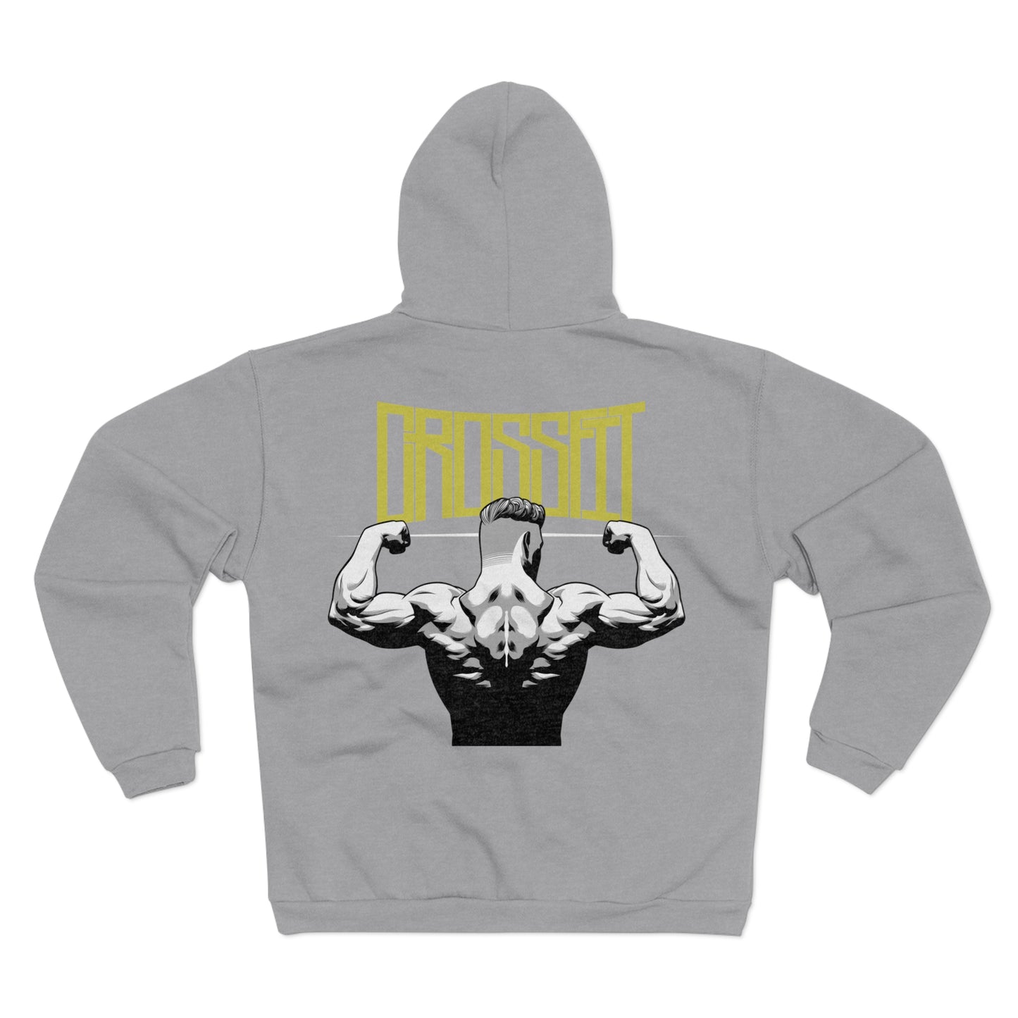 CrossFit Unisex Hooded Zip Sweatshirt - Perfect for Fitness Enthusiasts