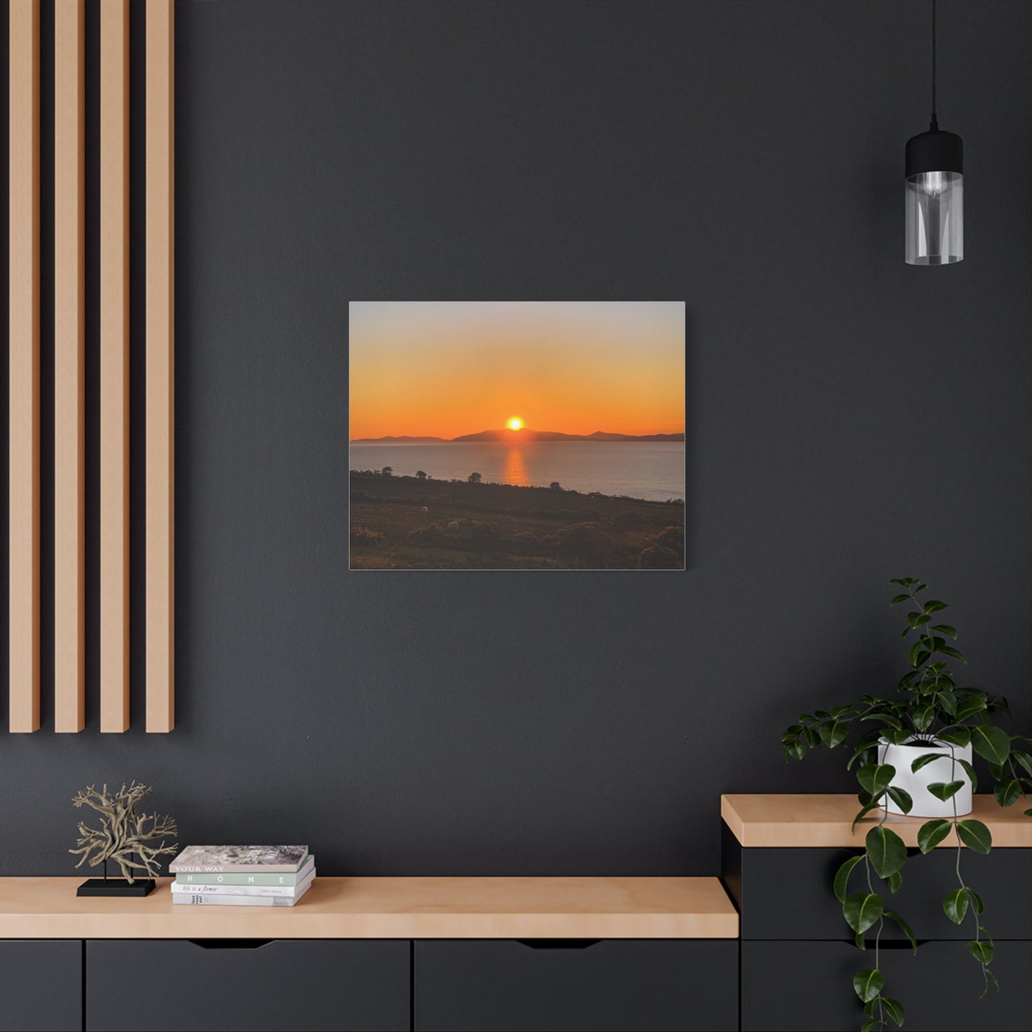 Sunset Ring of Kerry Matte Canvas, Stretched, 1.25"