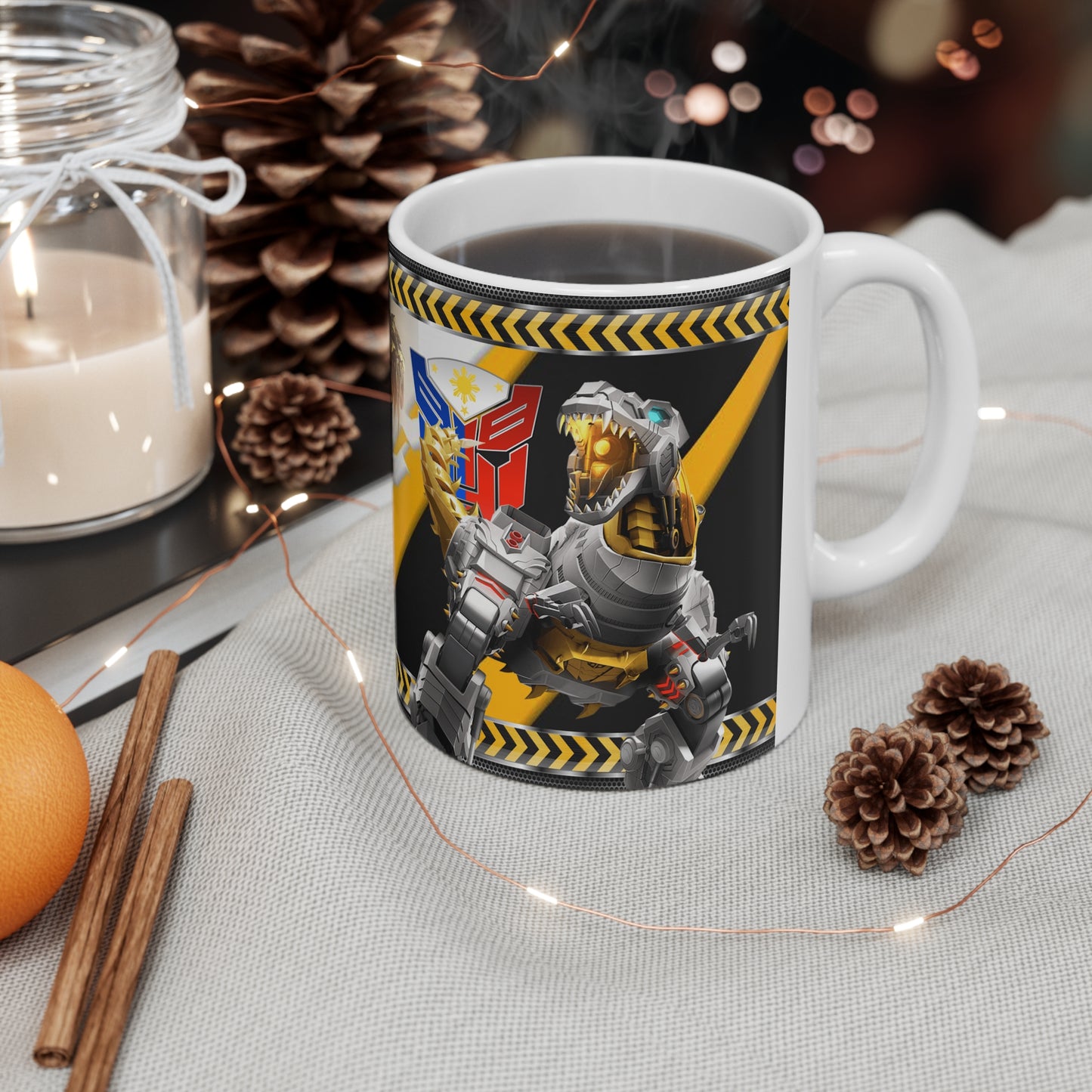 Transformers Ceramic Coffee Mug - 11oz & 15oz - Perfect Gift for Fans!