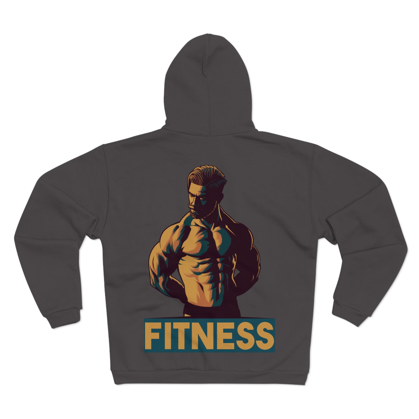 Fitness Motivational Unisex Hooded Zip Sweatshirt
