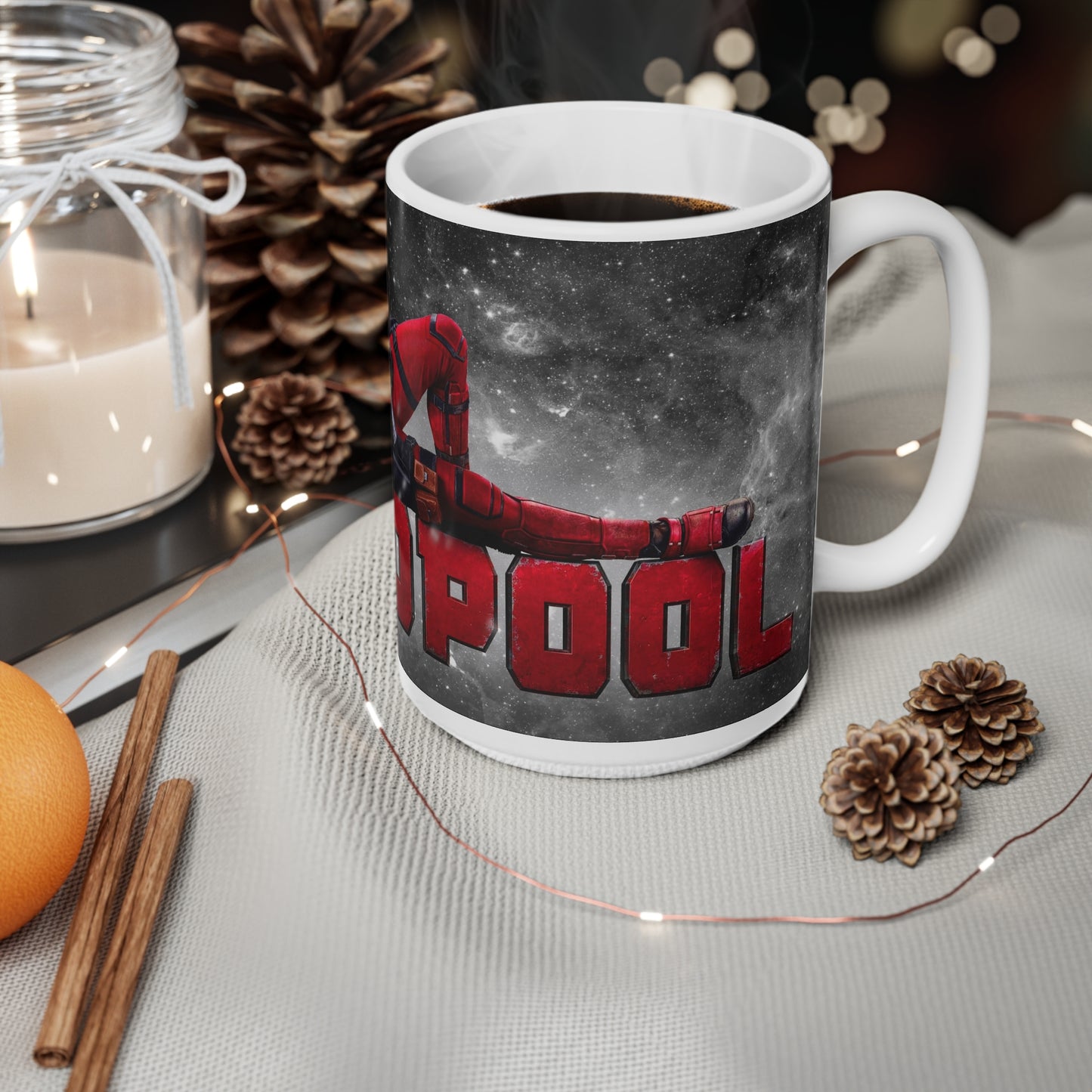Deadpool Ceramic Coffee Mug - 11oz & 15oz - Perfect for Marvel Fans