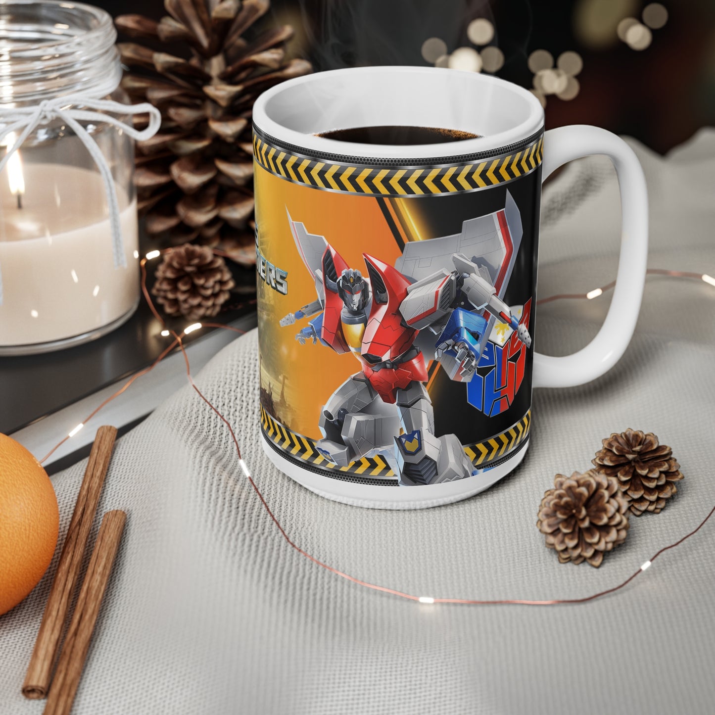 Transformers Ceramic Coffee Cups - 11oz & 15oz - Perfect Gifts for Fans
