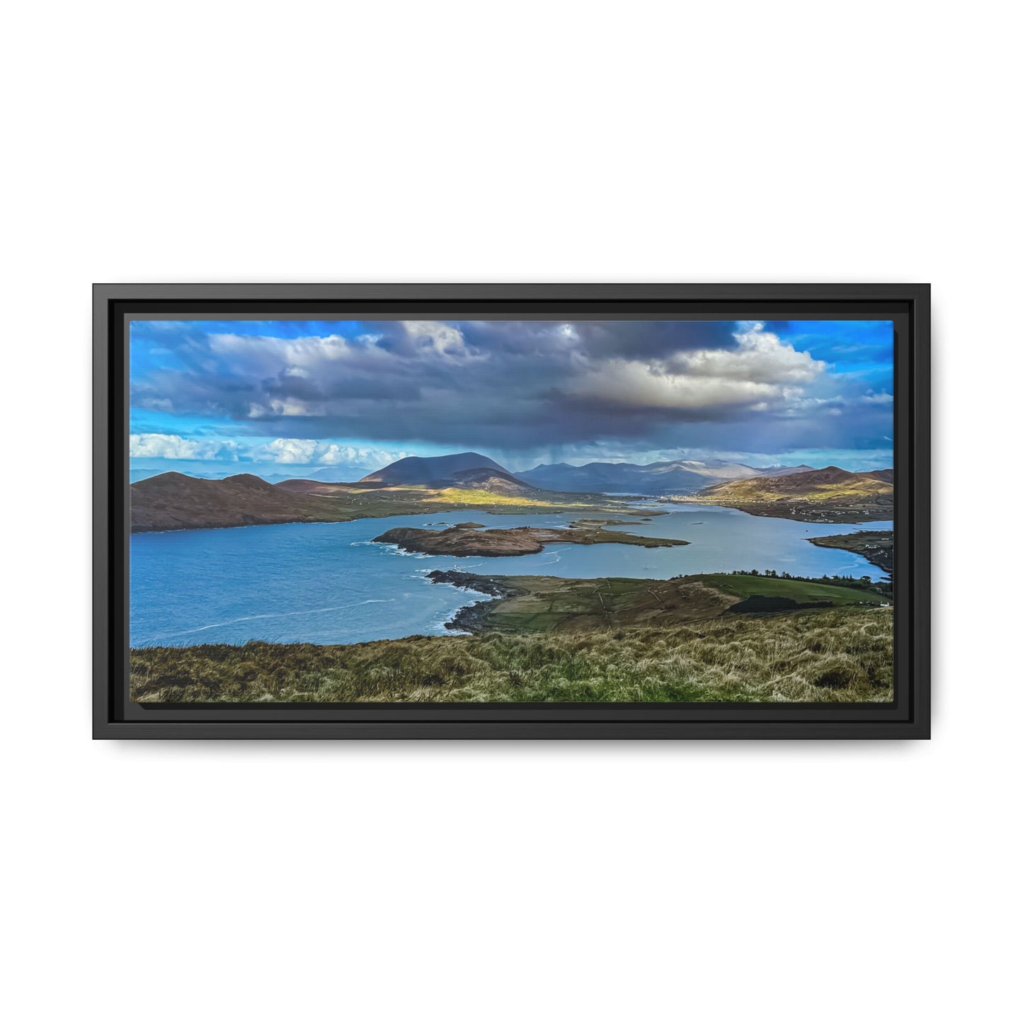 Unknown Mountain Matte Canvas, Framed (Multi-color)