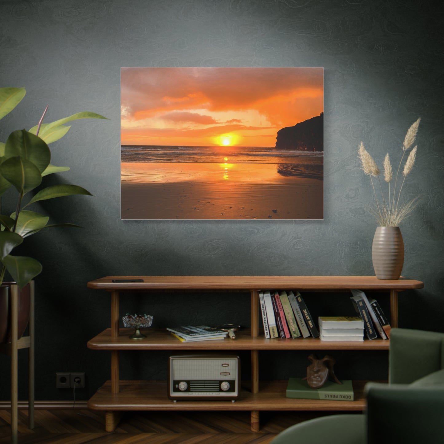 Sunset in Ballybunion Matte Canvas, Stretched, 1.25"