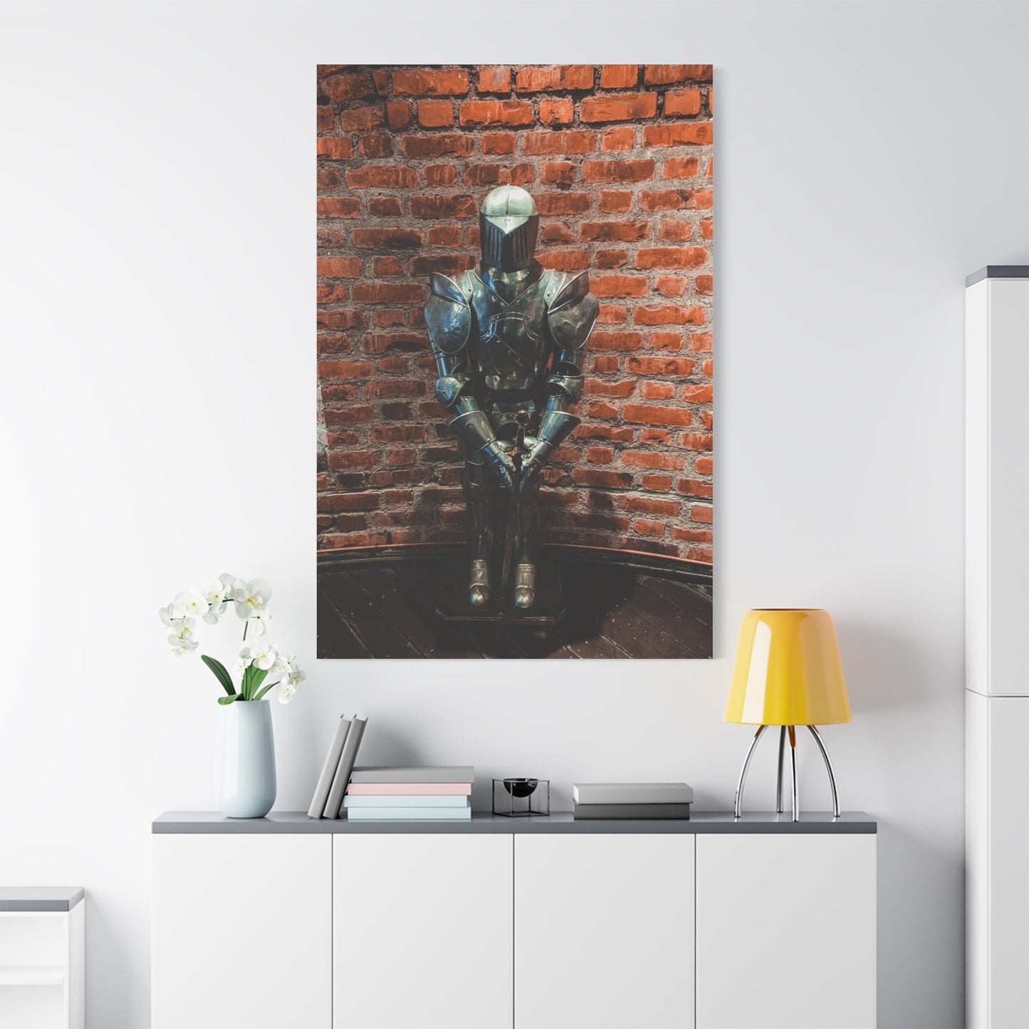Steel Armour Medieval Age Lithuania Matte Canvas, Stretched, 1.25"