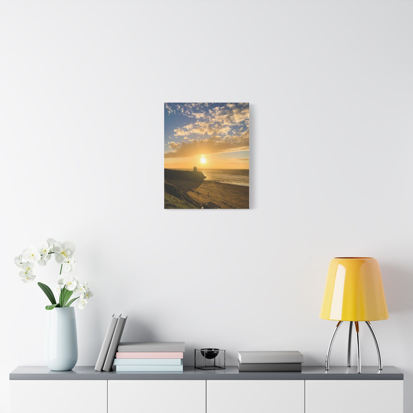 Ballybunion Sunset Castle Matte Canvas, Stretched, 1.25"