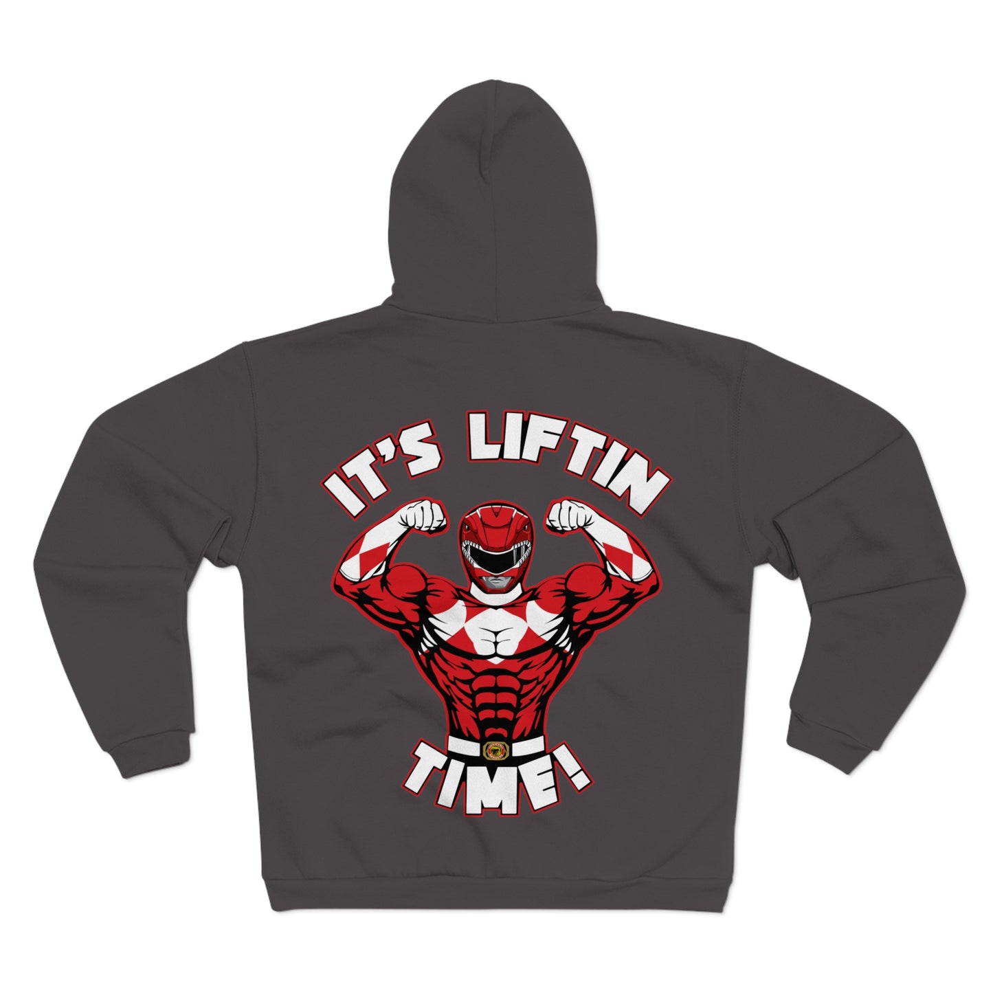 It's Liftin' Time Unisex Hooded Zip Sweatshirt - Fitness & Workout