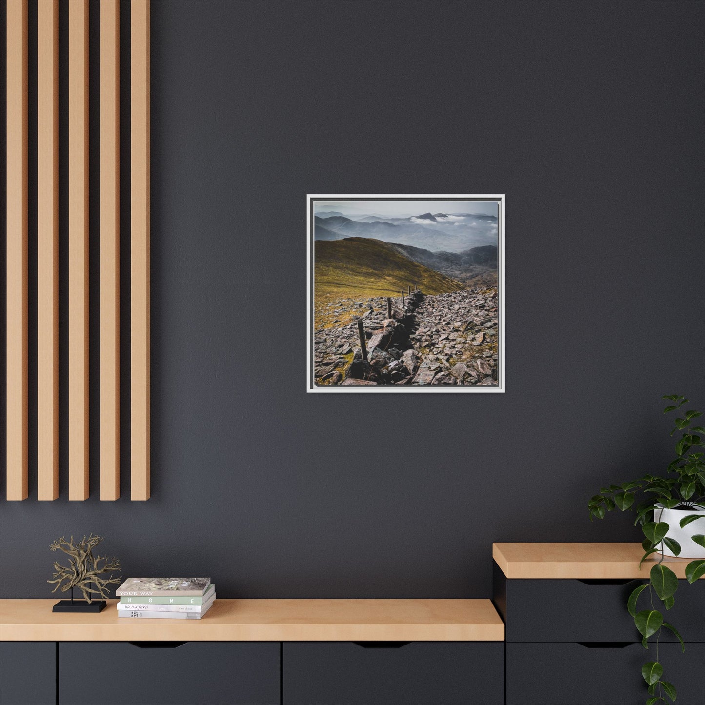 Wall Matte Canvas, Framed (Multi-color)