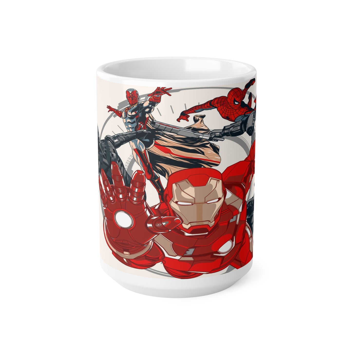 Superhero Ceramic Coffee Mug - 11oz & 15oz - Perfect Gift for Comic Fans