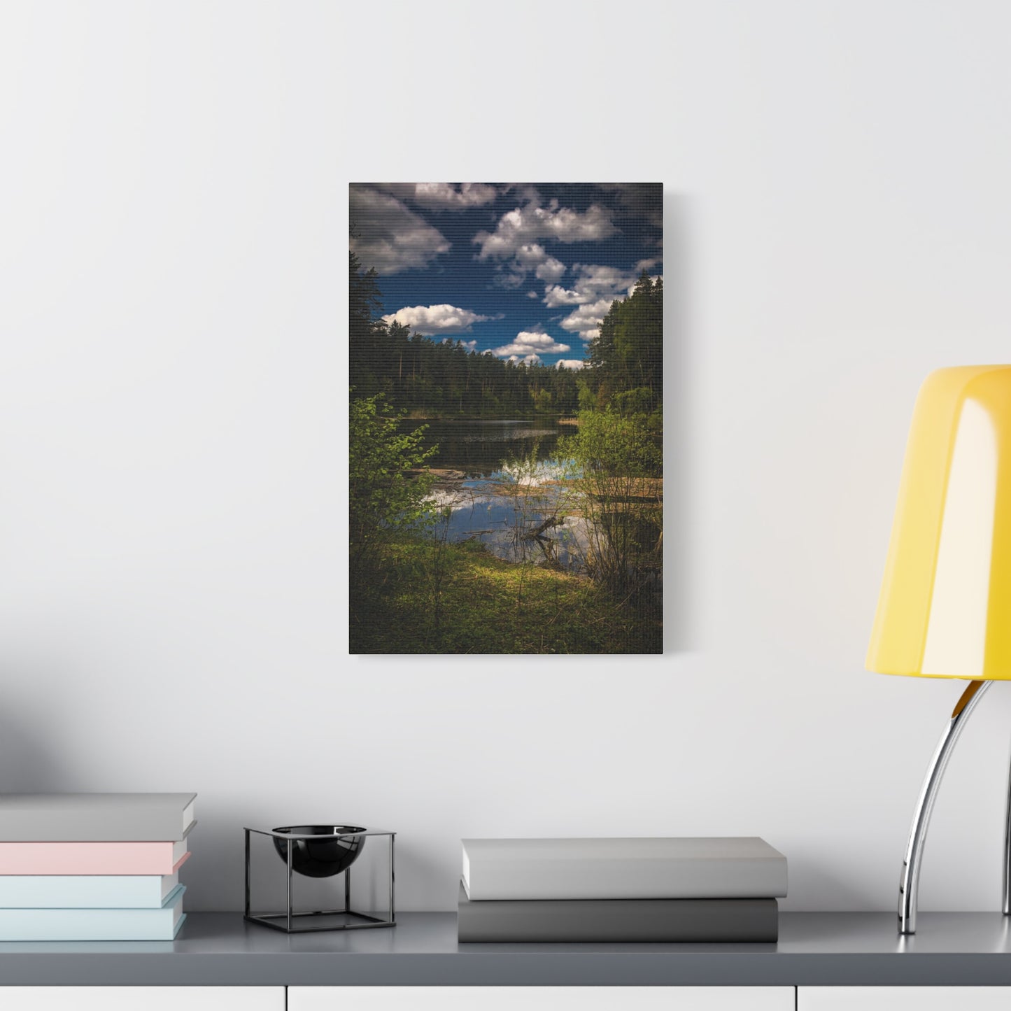 Vilnius Lake, Lithuania Matte Canvas, Stretched, 1.25"