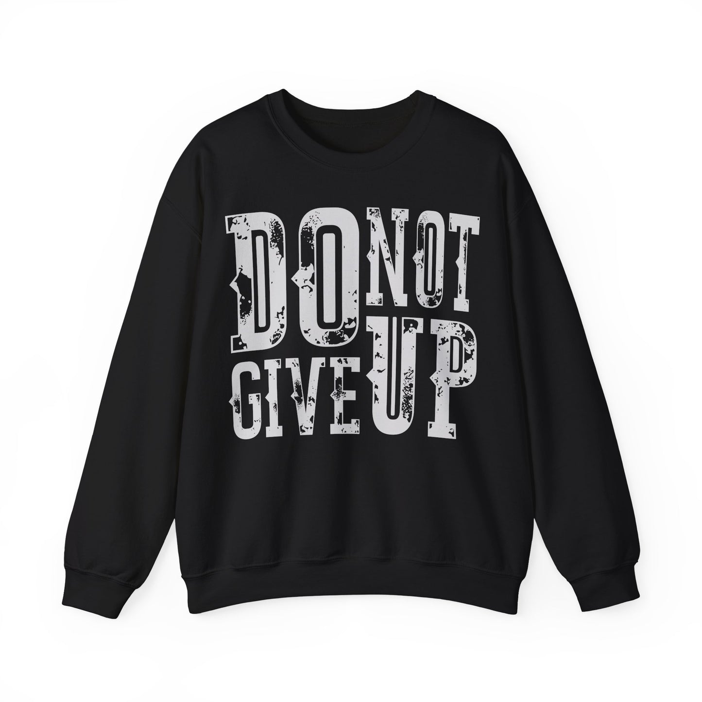 Motivational Unisex Crewneck Sweatshirt - 'Do Not Give Up'