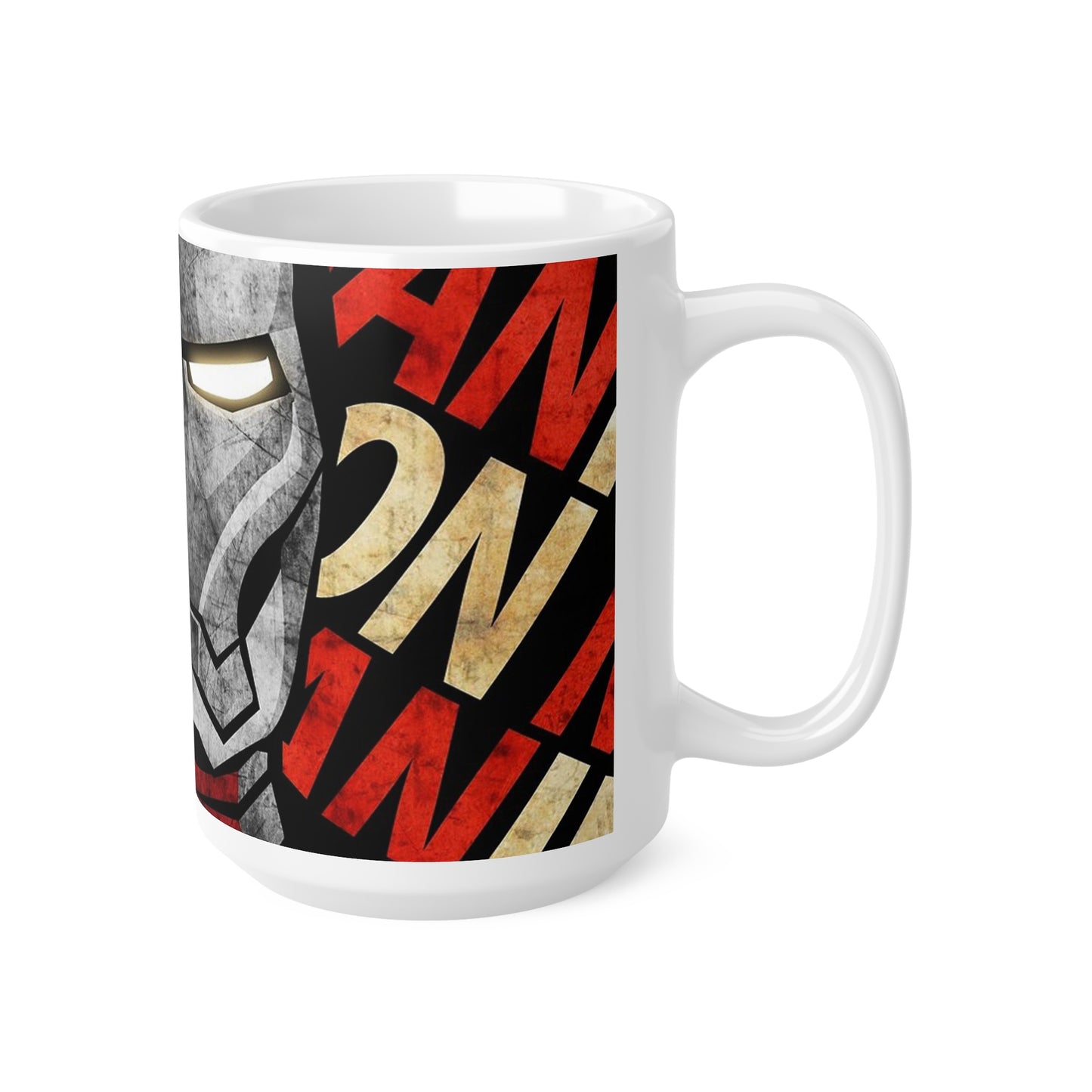 Iron Man Inspired Ceramic Coffee Mug, 11oz & 15oz - Perfect Gift for Marvel Fans