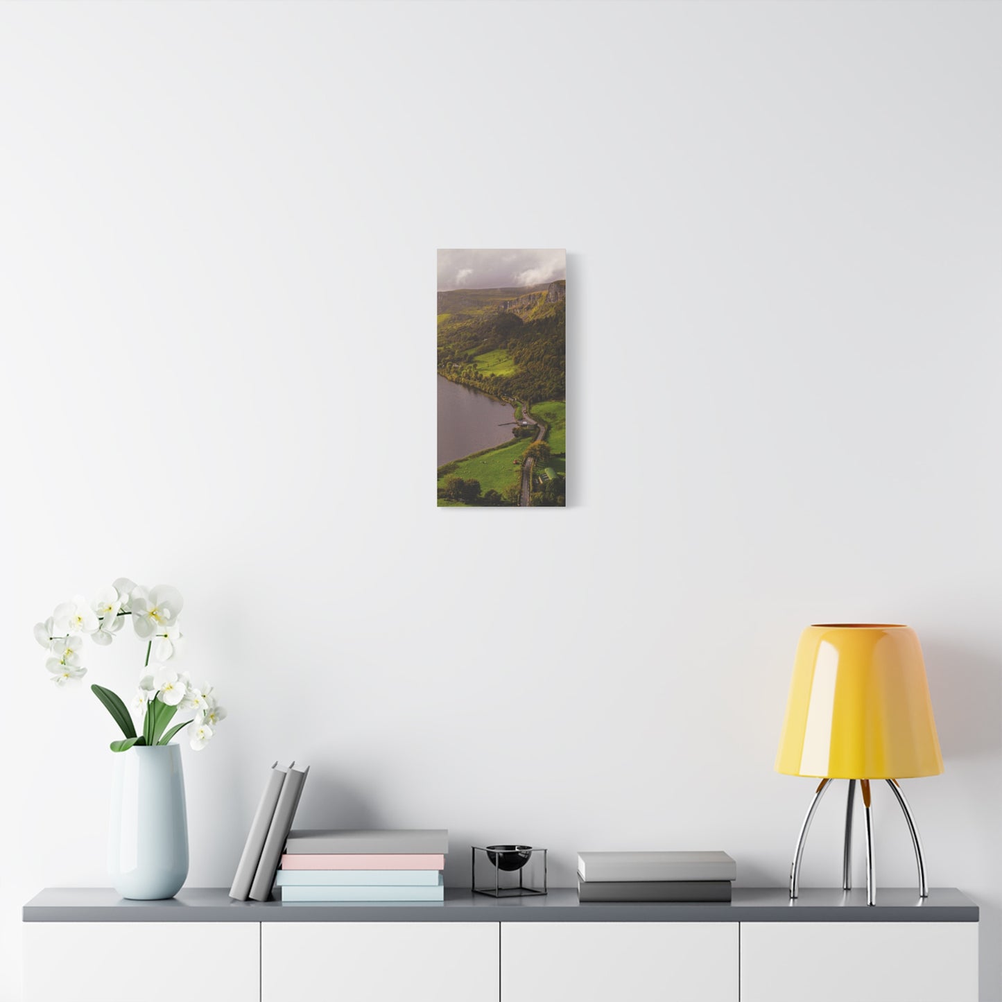 Sruth in Aghadh an Aird or The devil's Chimney Matte Canvas, Stretched, 1.25"