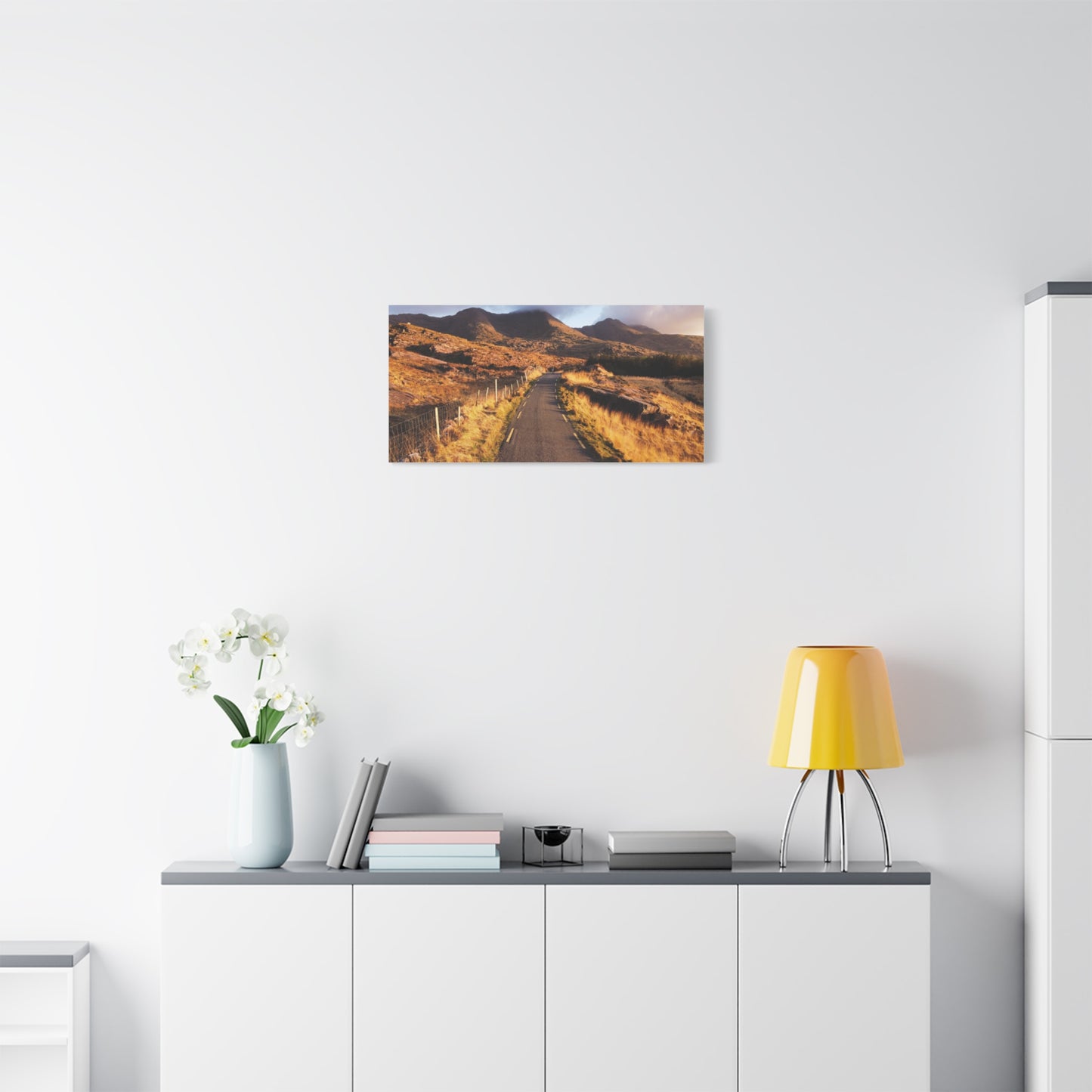 Sunset Road Matte Canvas, Stretched, 1.25"