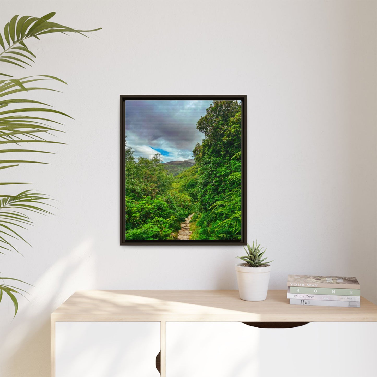 Torc Trail Matte Canvas, Framed (Multi-color)
