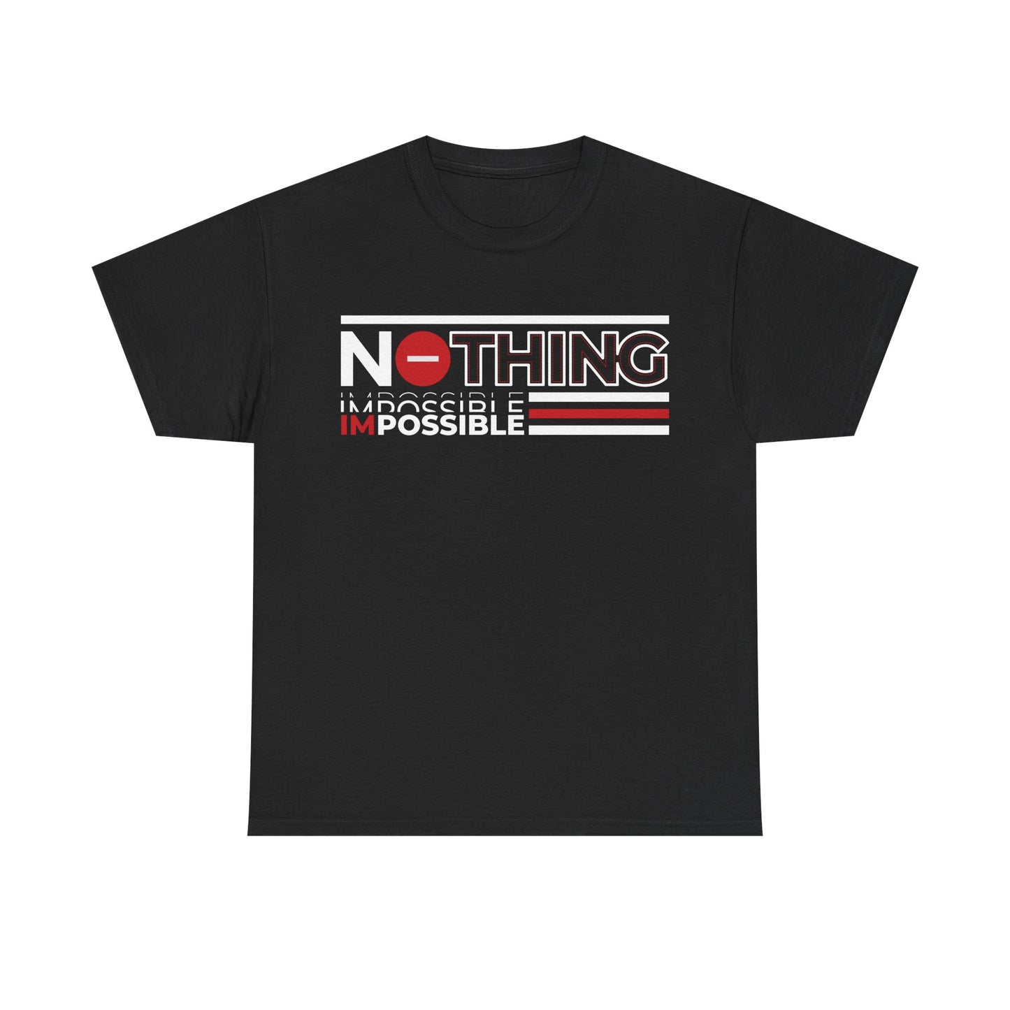 Motivational Graphic Tee - 'Nothing is Impossible' for Daily Inspiration