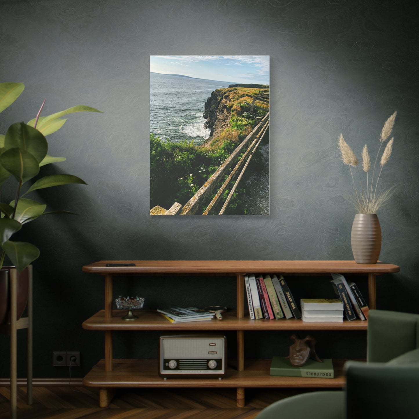 Ballybunion Cliff Walk Matte Canvas, Stretched, 1.25"