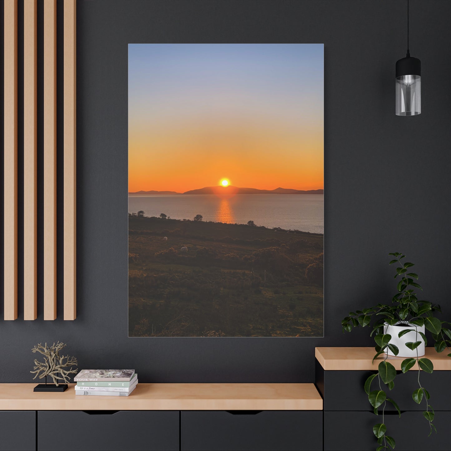 Sunset Ring of Kerry Matte Canvas, Stretched, 1.25"