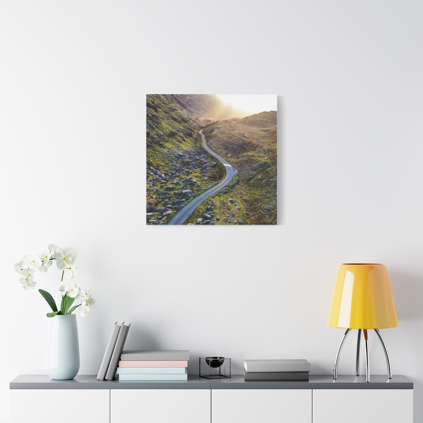 Valley Road Matte Canvas, Stretched, 1.25"