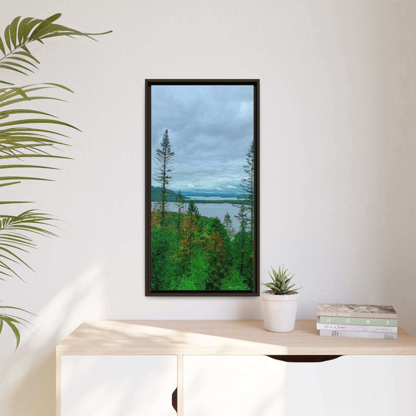 Torc Mountain Trail 2 Matte Canvas, Framed (Multi-color)