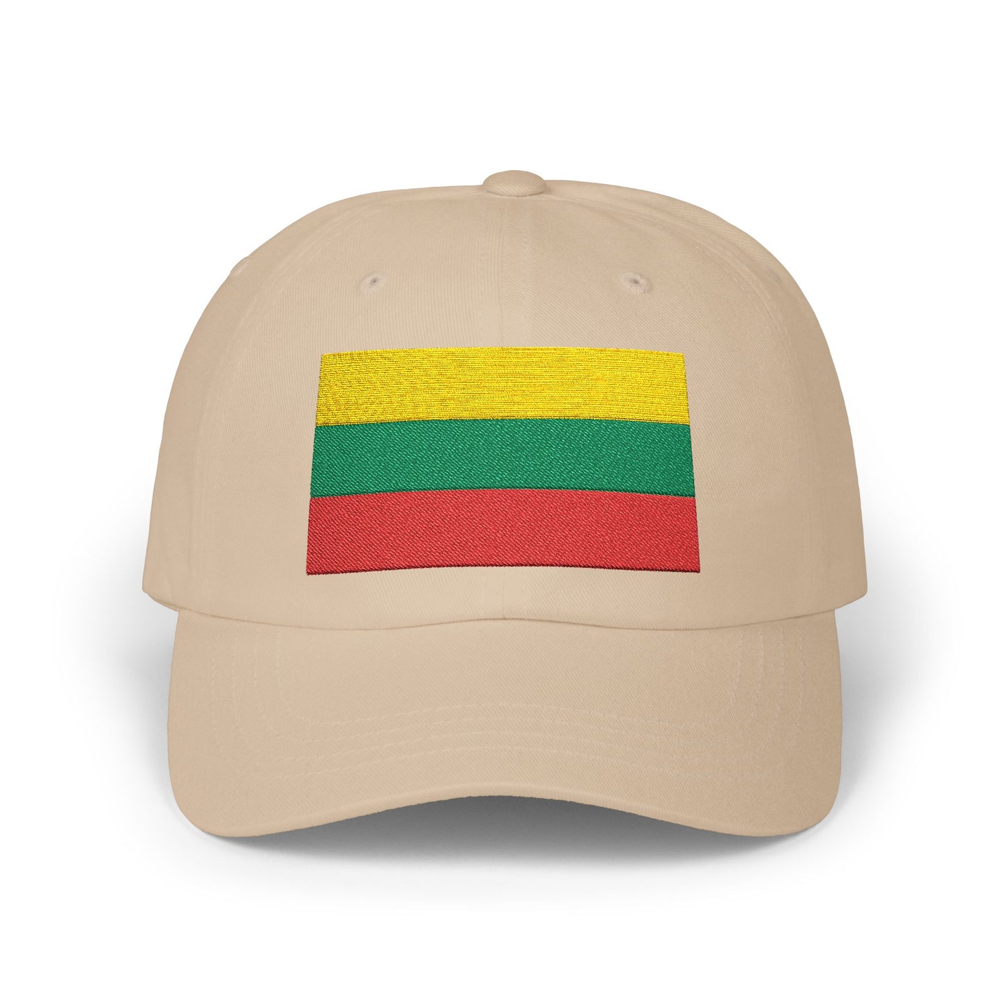 Lithuania Flag Embroidered Classic Dad Cap - Stylish Cotton Hat for Men