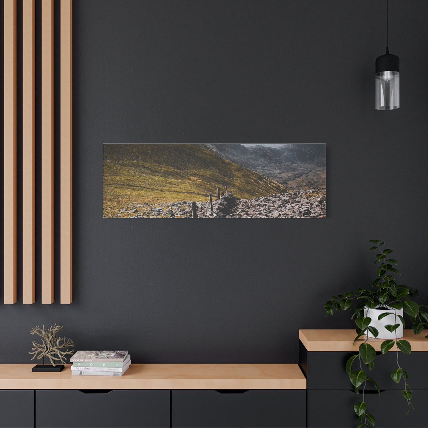 Wall in Mountains Matte Canvas, Stretched, 1.25"