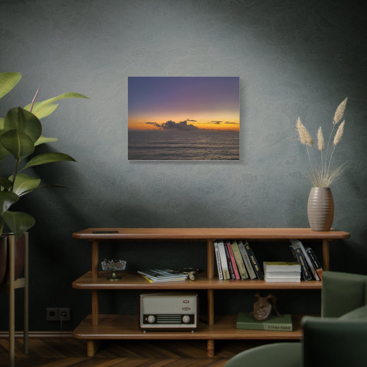 Sunset in Ocean 2 Matte Canvas, Stretched, 1.25"