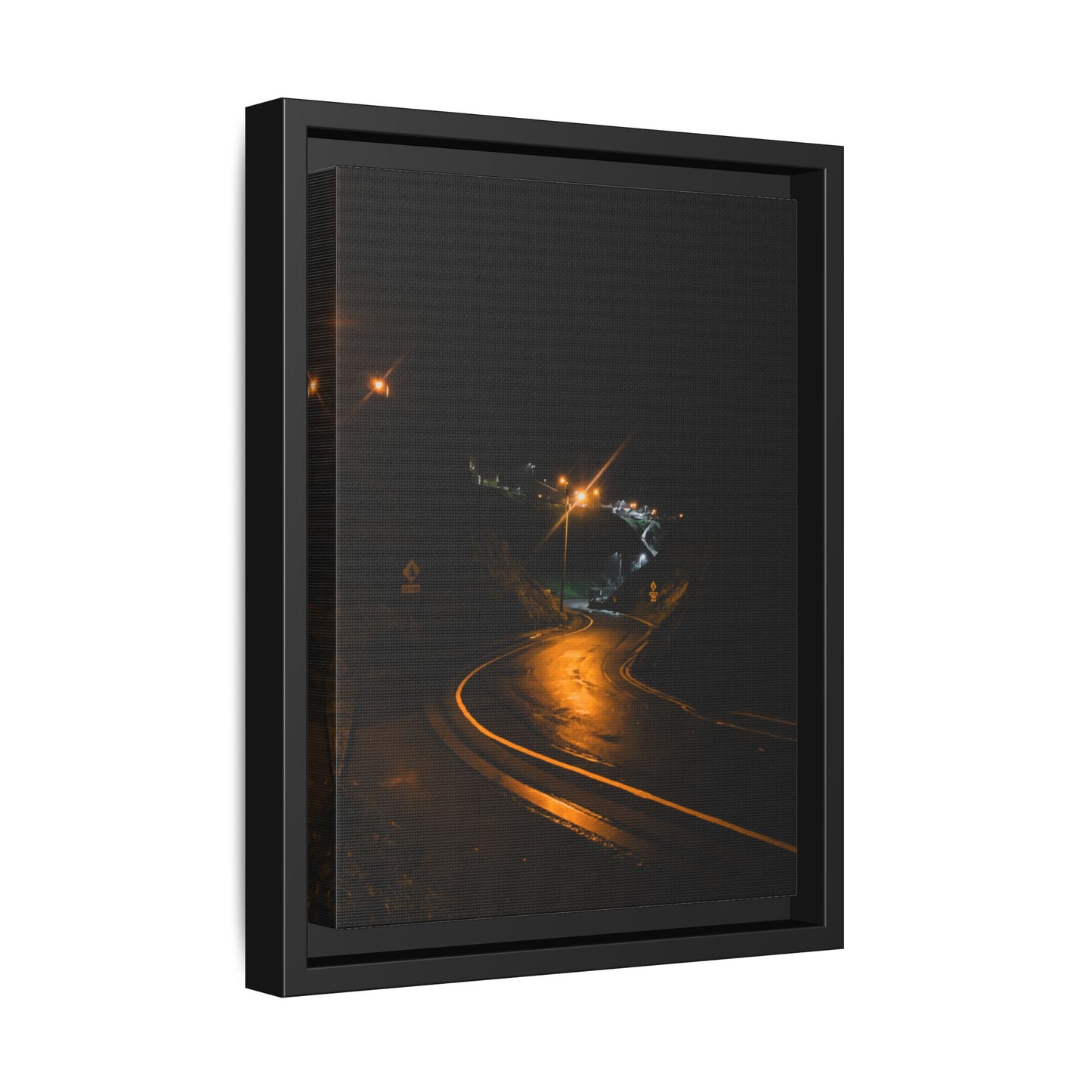Ballybunion at Night Matte Canvas, Framed (Multi-color)