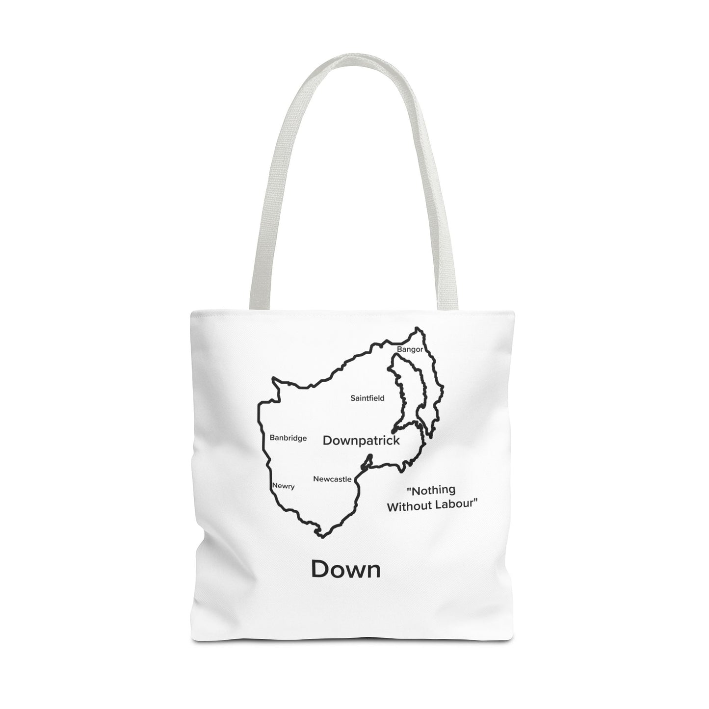 Down Tote Bag White Edition