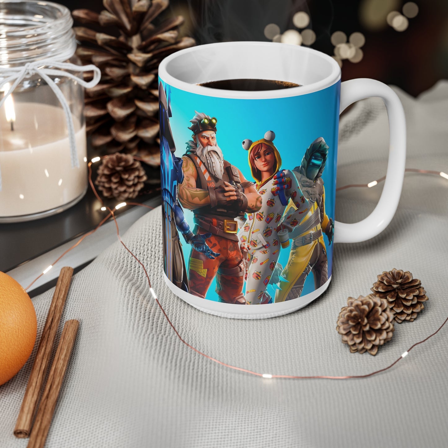 Fortnite-Themed Ceramic Coffee Cups | 11oz & 15oz | Gamer Gift for Esports Fans